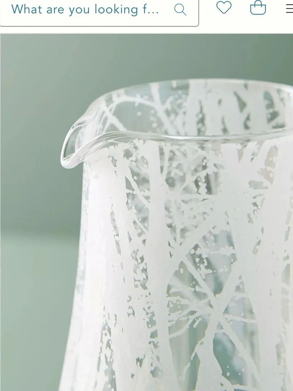 Anthropologie delicate clear